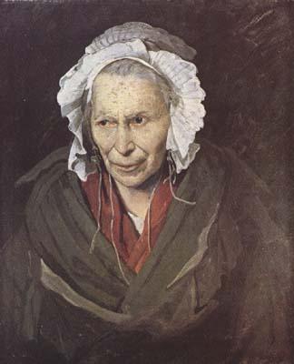Theodore   Gericault The Madwoman (Manomania of Envy) (mk09) France oil painting art